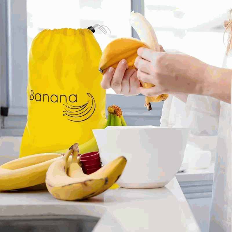 Bolsas para Plátanos Reutilizables para Frigorífico amarillo - imagen 4