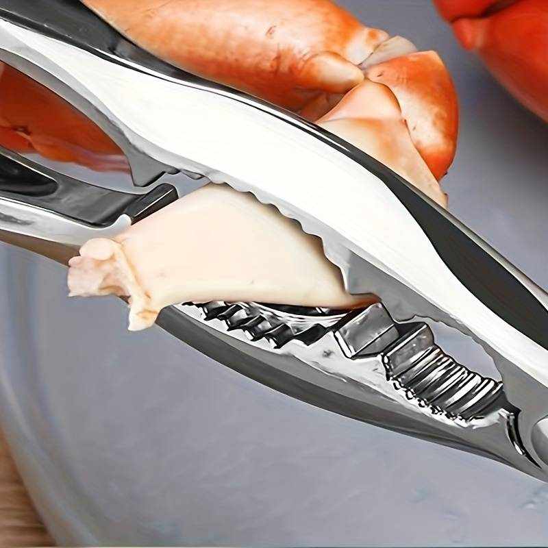 Pinza y tenedor para marisco acero inoxidable - imagen 3