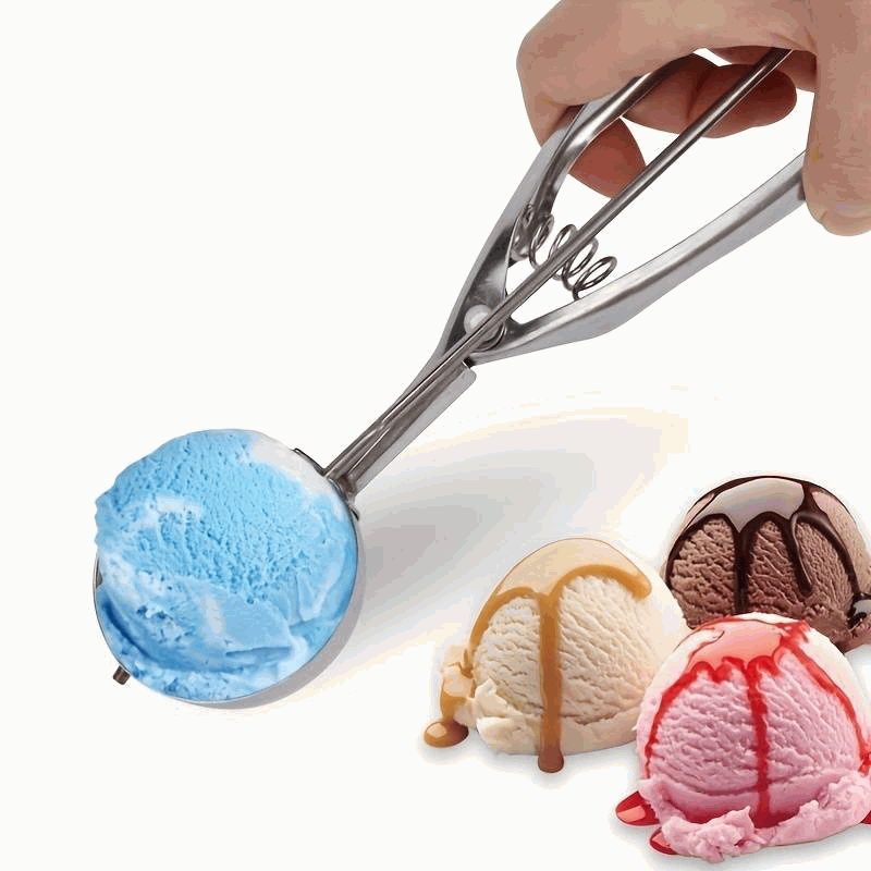 Cuchara de helado de acero inoxidable 4 cm diámetro - imagen 1