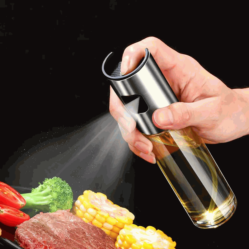 Pulverizador aceite spray de acero inox y vidrio de 100 ml - imagen 1