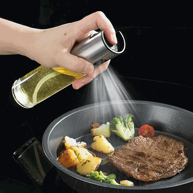 Pulverizador aceite spray de acero inox y vidrio de 100 ml - imagen 2