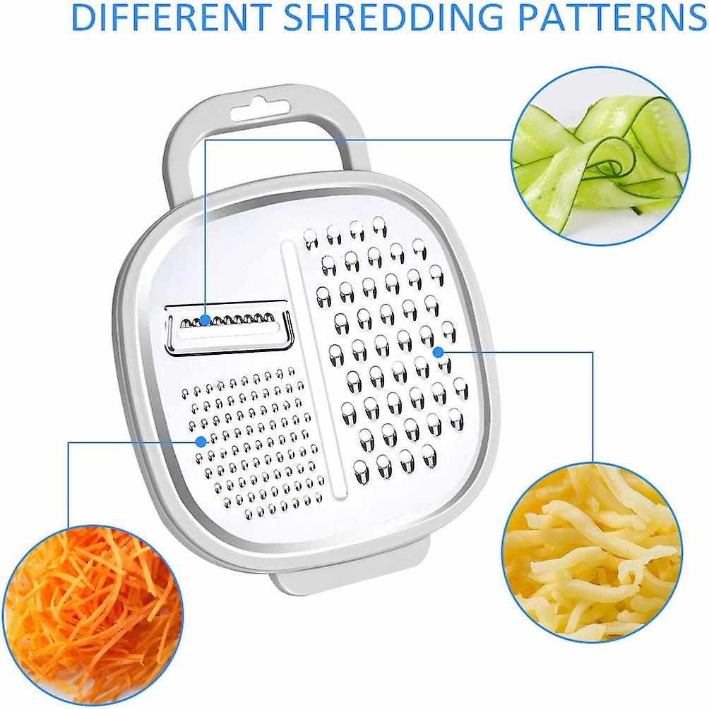 Rallador de cocina con deposito y tapa Acero Inoxidable - imagen 7