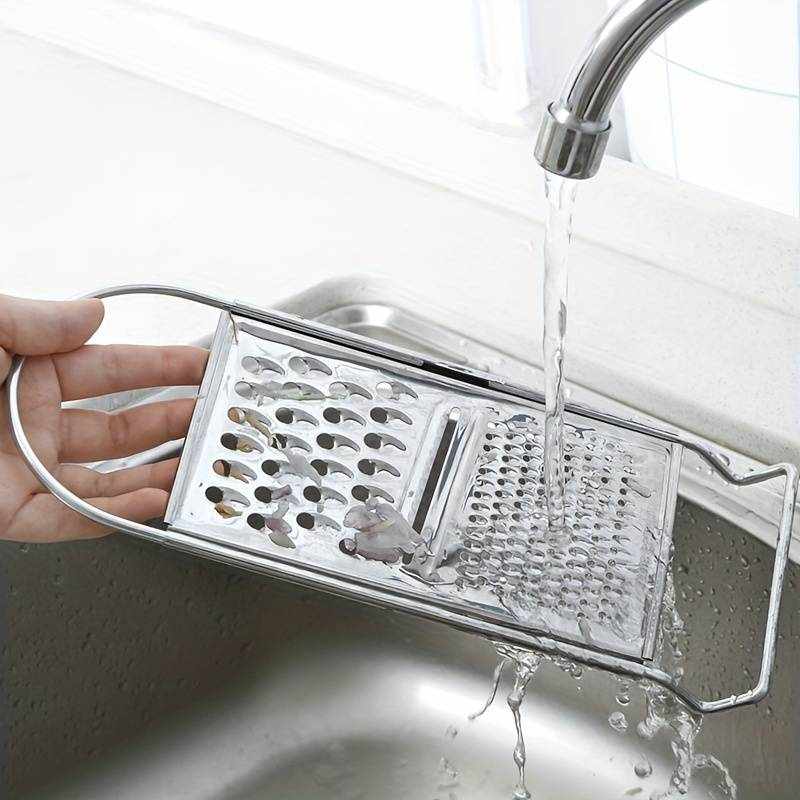 Rallador Plano De Cocina 3 en 1 de Acero Inoxidable - imagen 6
