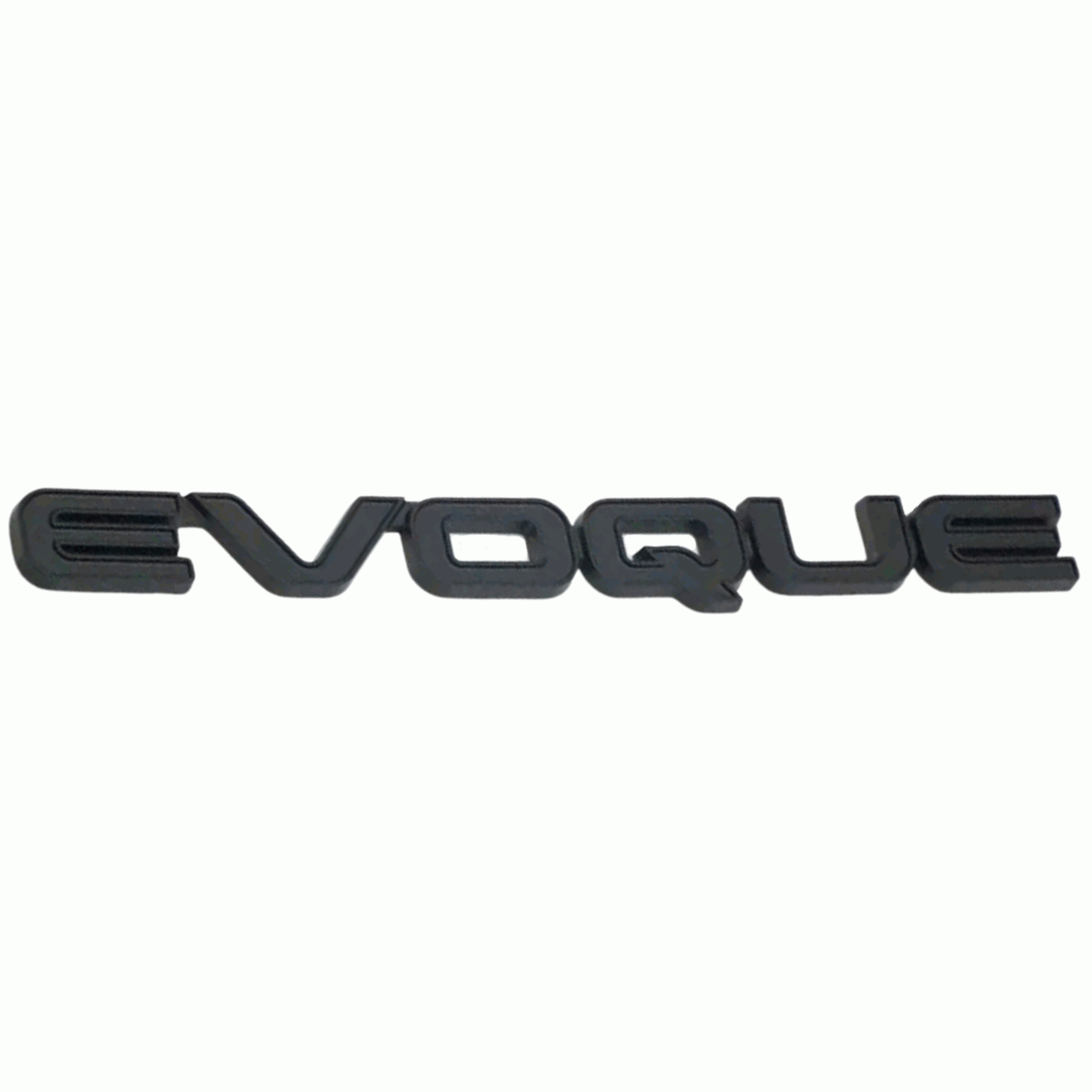 Emblema adhesivo Evoque compatible con Range Rover Negro