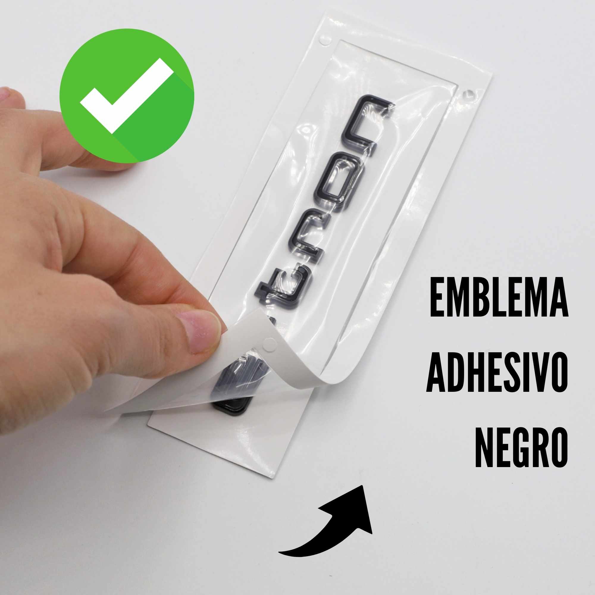 Emblema adhesivo E-Tron compatible con Audi Negro mate - imagen 4