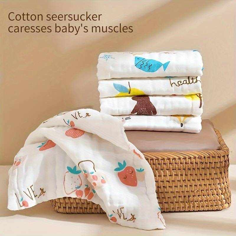 Toalla gasa para bebe diseño pollos 25 cm - imagen 2