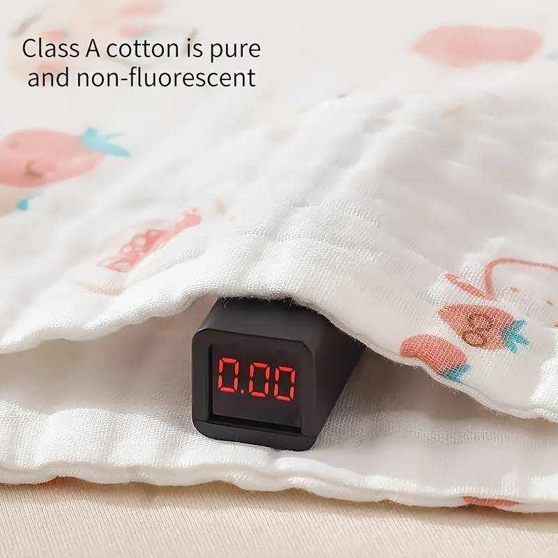 Toalla gasa para bebe diseño pollos 25 cm - imagen 4