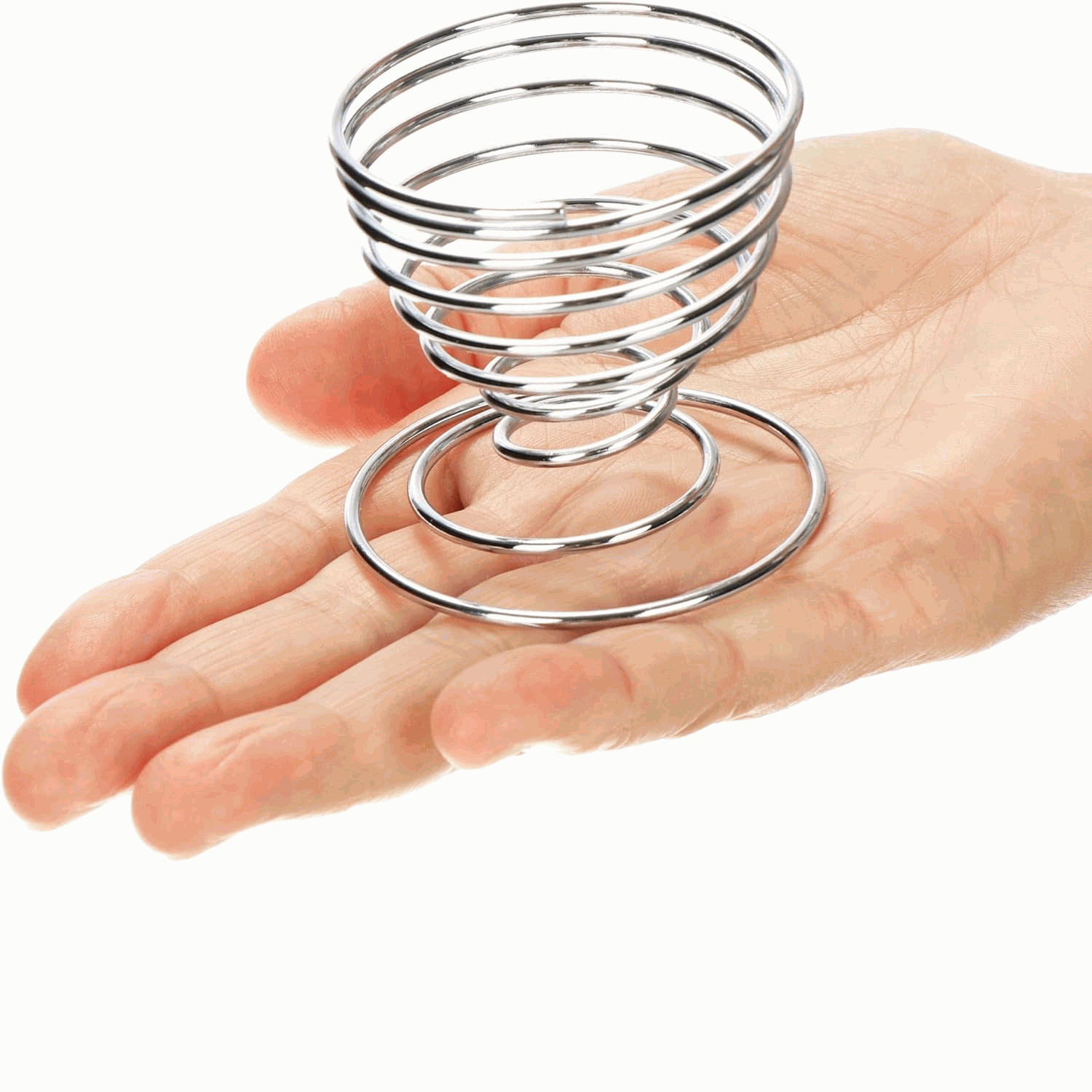 Huevera soporte para huevos cocidos acero inoxidable - imagen 3