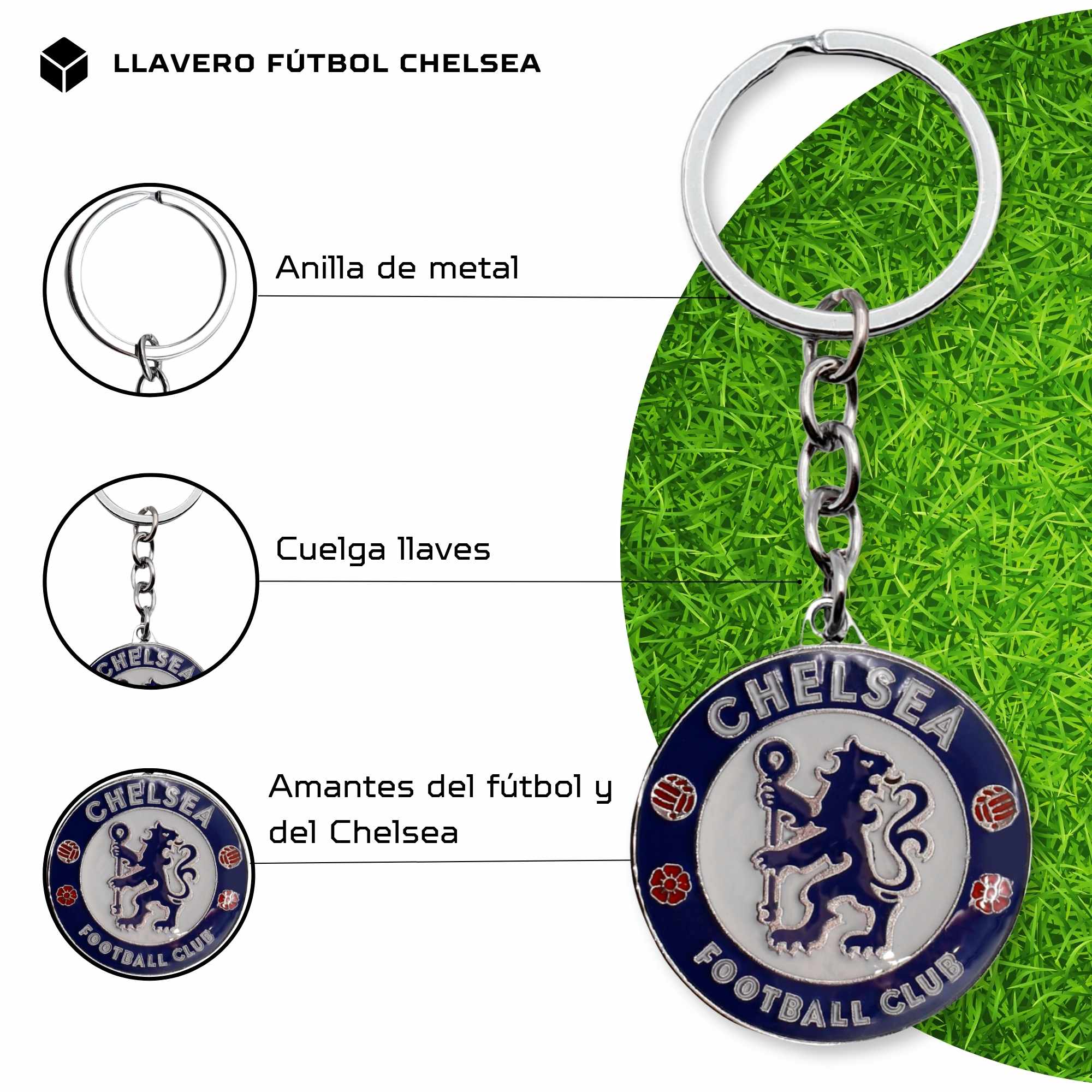 Llavero metálico Chelsea Football Club color - imagen 3