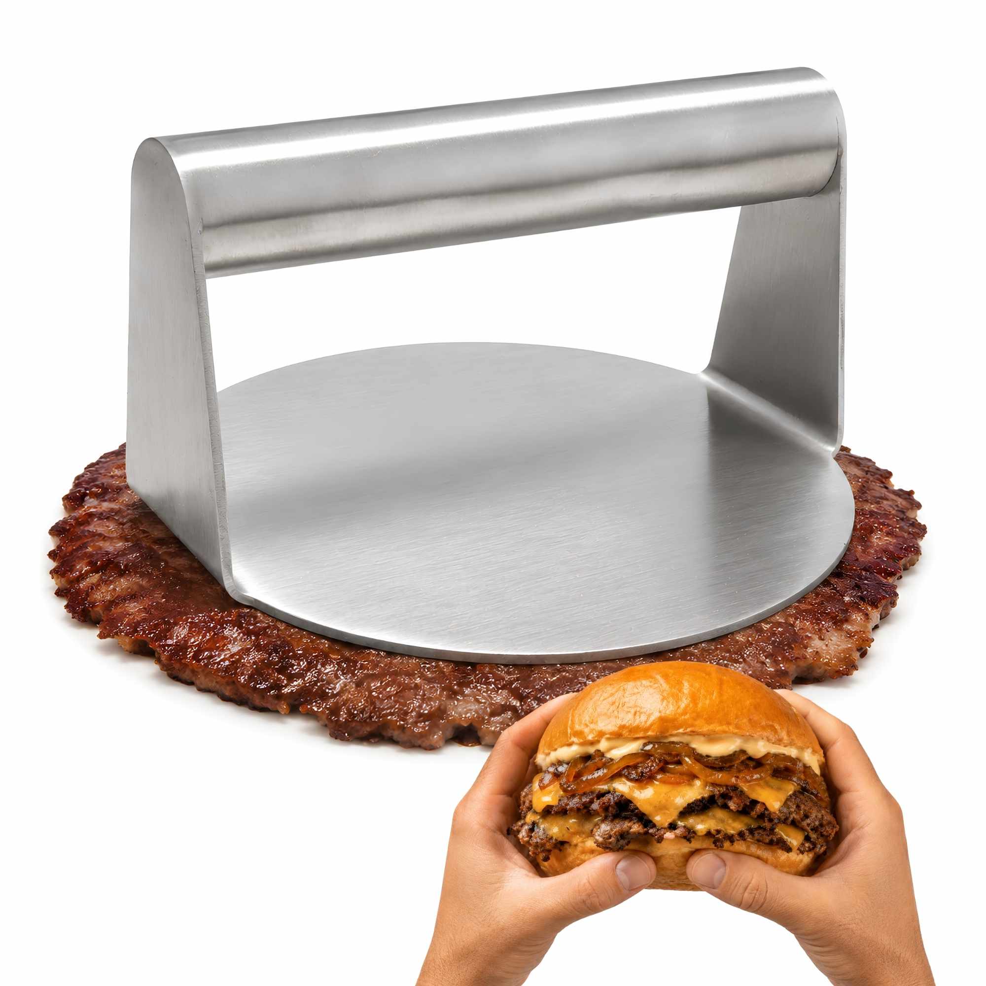 Prensa para Smash Burger Acero inoxidable - imagen 1