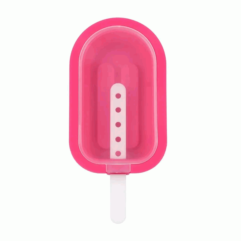 Molde Para Helados Silicona 10.5 cm apilable Rosa - imagen 1