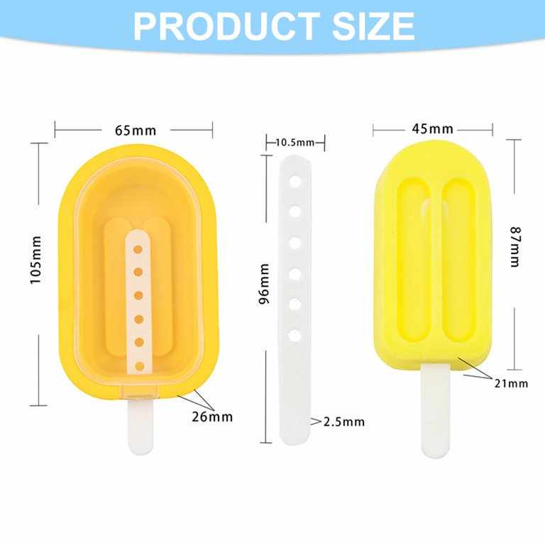 Molde Para Helados Silicona 10.5 cm apilable Rosa - imagen 3