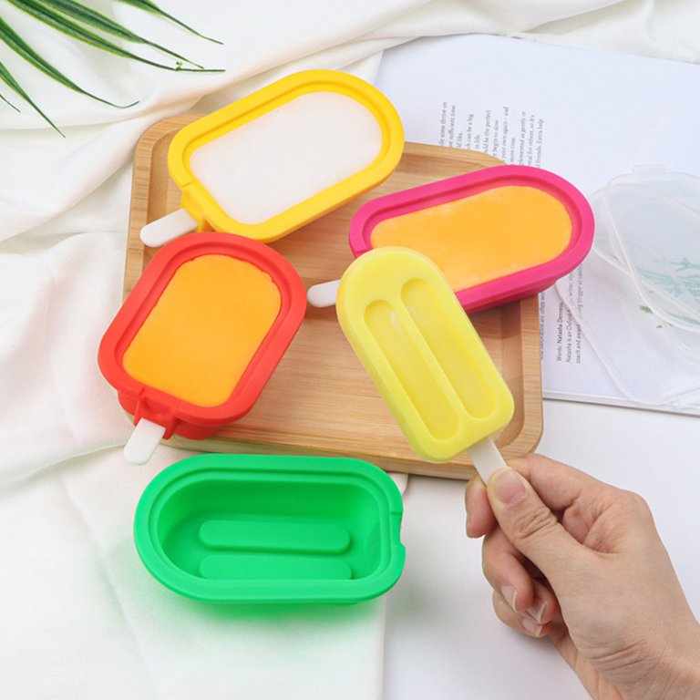 Molde Para Helados Silicona 10.5 cm apilable Amarillo - imagen 2