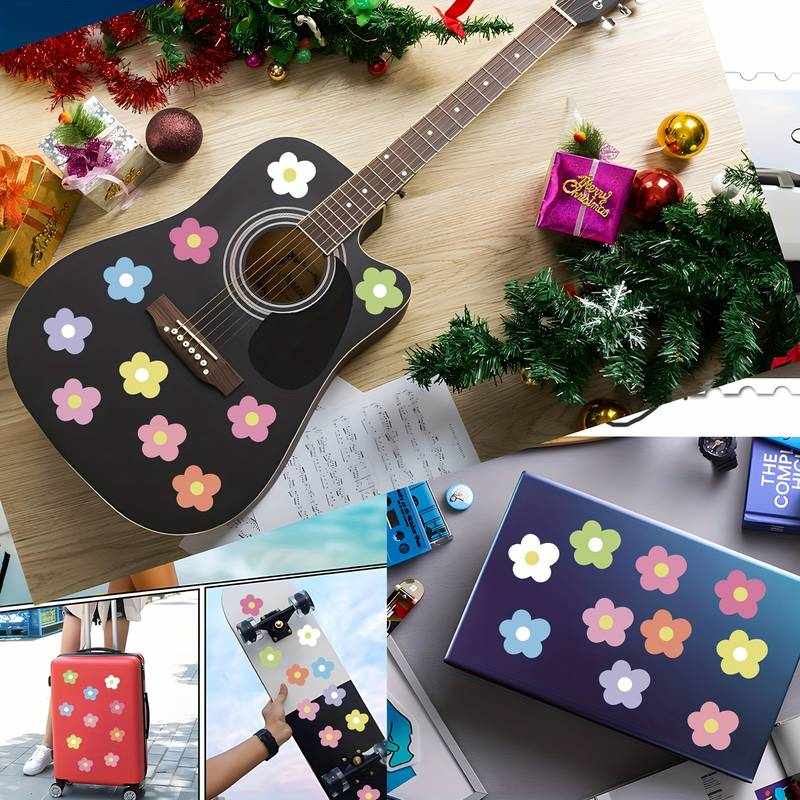 Rollo pegatinas de flores 2.5 cm 500 unidades - imagen 3
