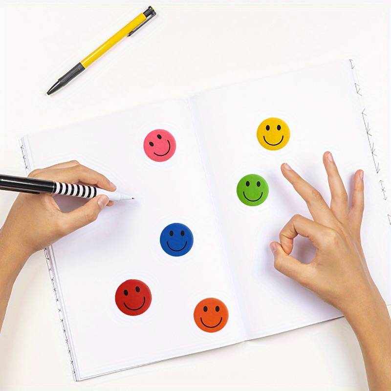 Rollo pegatinas de caras felices 2.5 cm 500 unidades - imagen 4