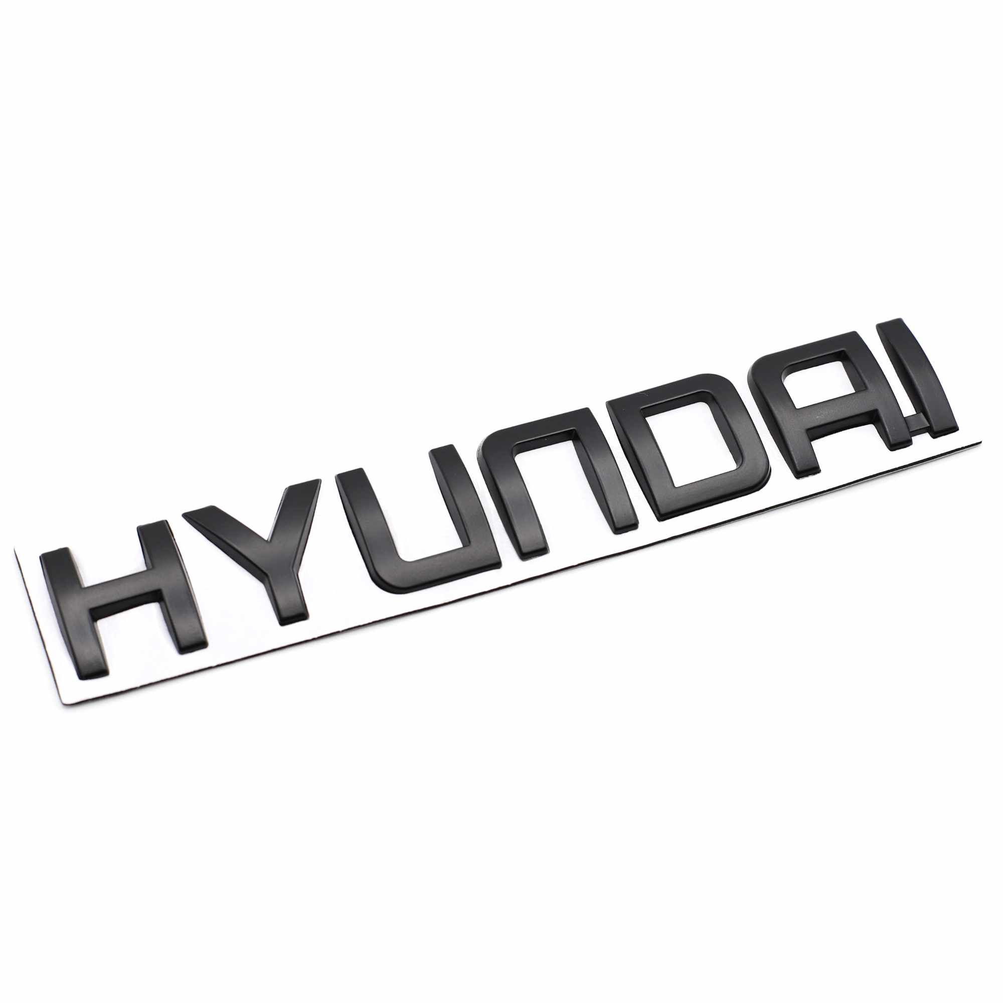 Emblema adhesivo de letras compatible con Hyundai negro mate 160 x 25 mm - imagen 6