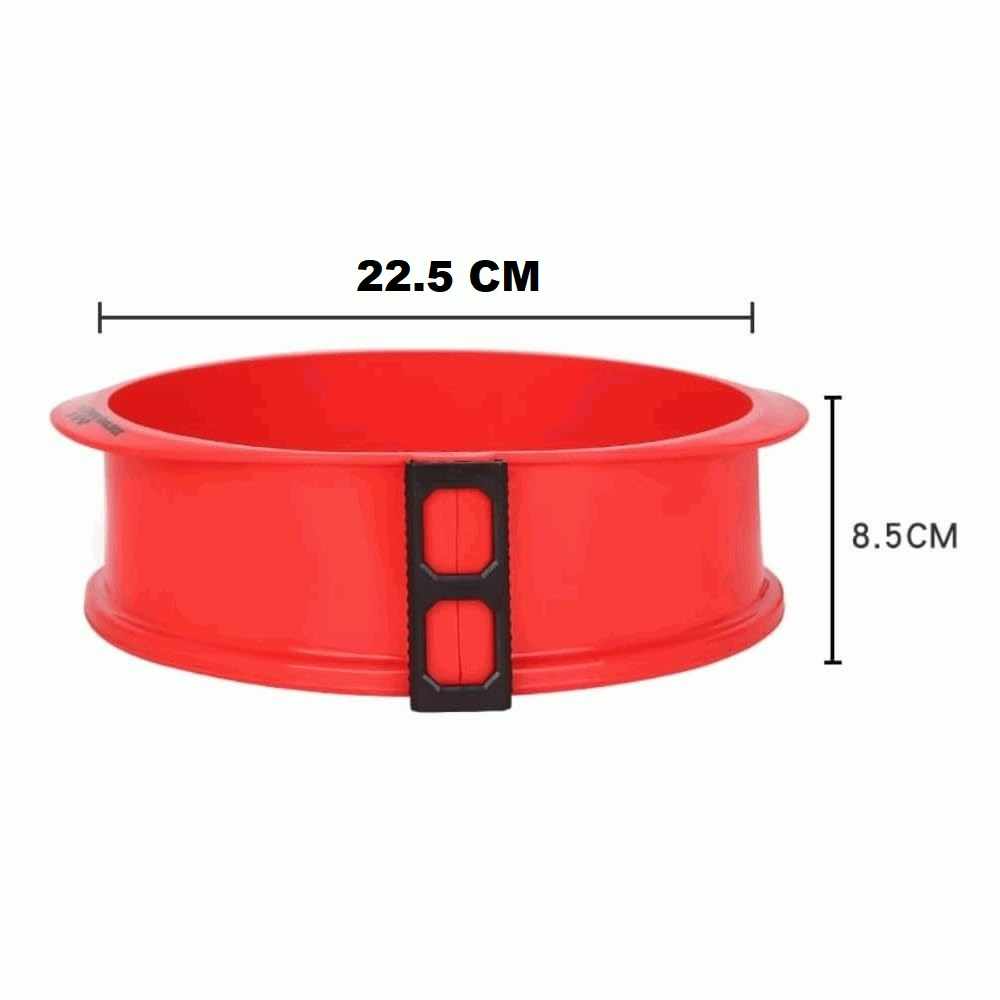 Molde Desmontable de Silicona para Bizcochos rojo 22 cm - imagen 7