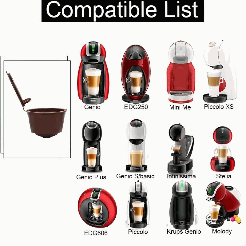 Capsula de café para cafetera reutilizable Compatible Dolce Gusto - imagen 2
