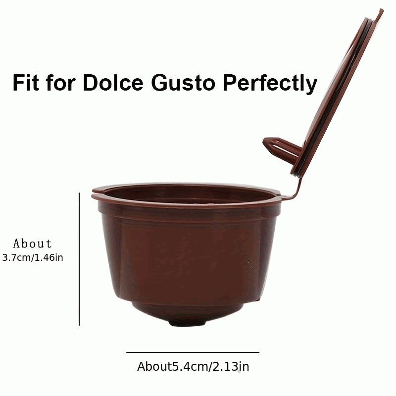 Capsula de café para cafetera reutilizable Compatible Dolce Gusto - imagen 4