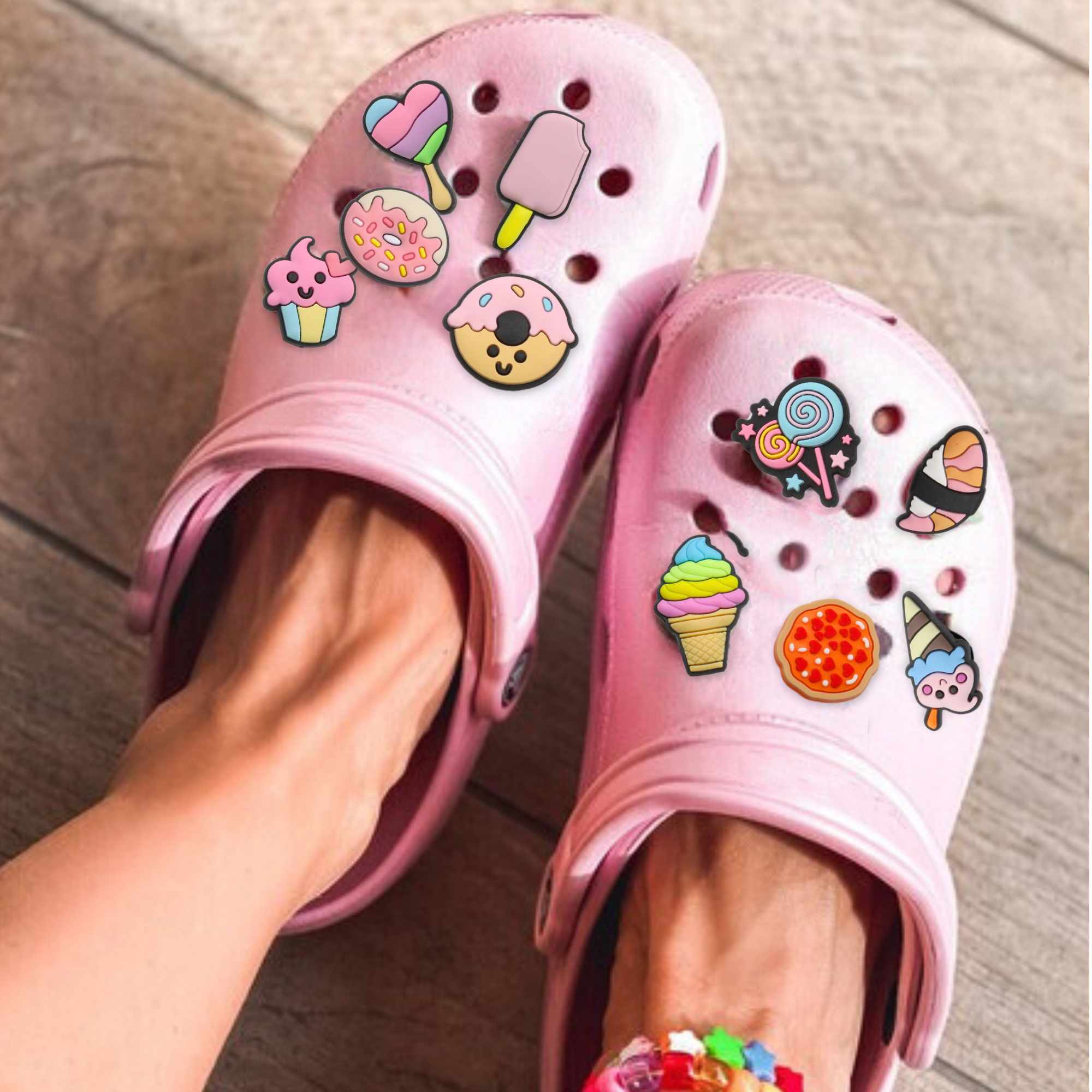 Pines Charms para crocs diseño dulces pack 10 uds - imagen 2