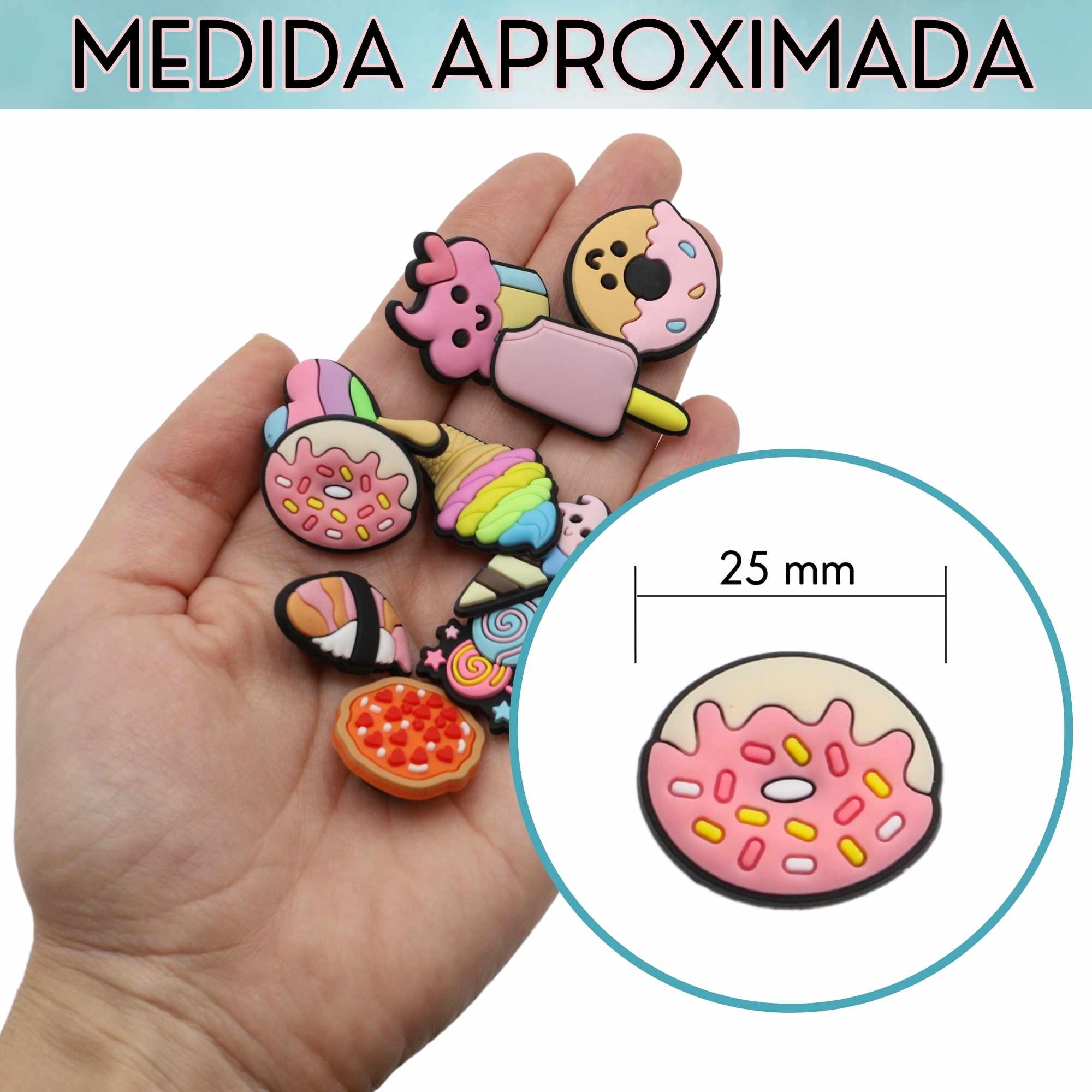 Pines Charms para crocs diseño dulces pack 10 uds - imagen 5