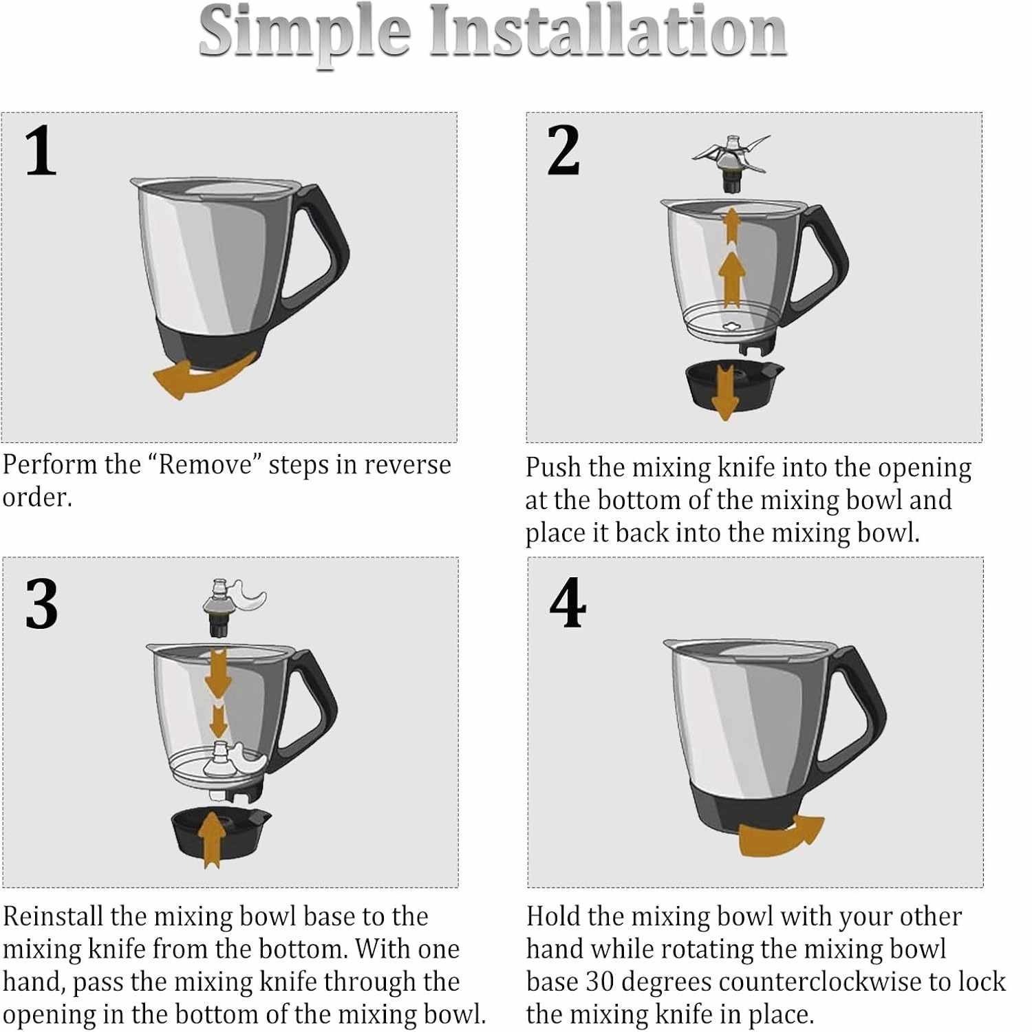 Cuchilla compatible con Vorwerk Thermomix TM21 - imagen 4