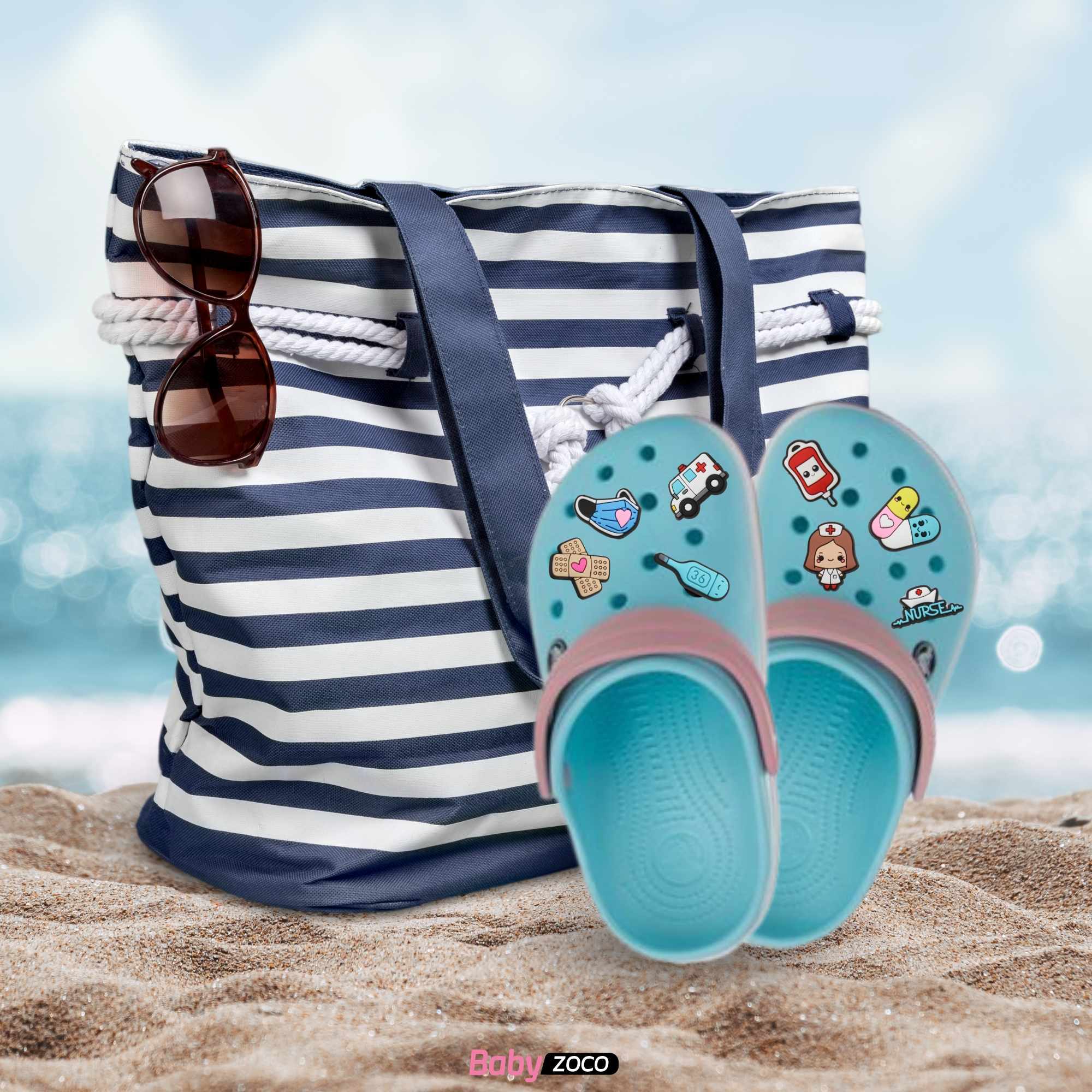 Pines Charms para crocs diseño enfermero enfermera 22 unidades - imagen 2