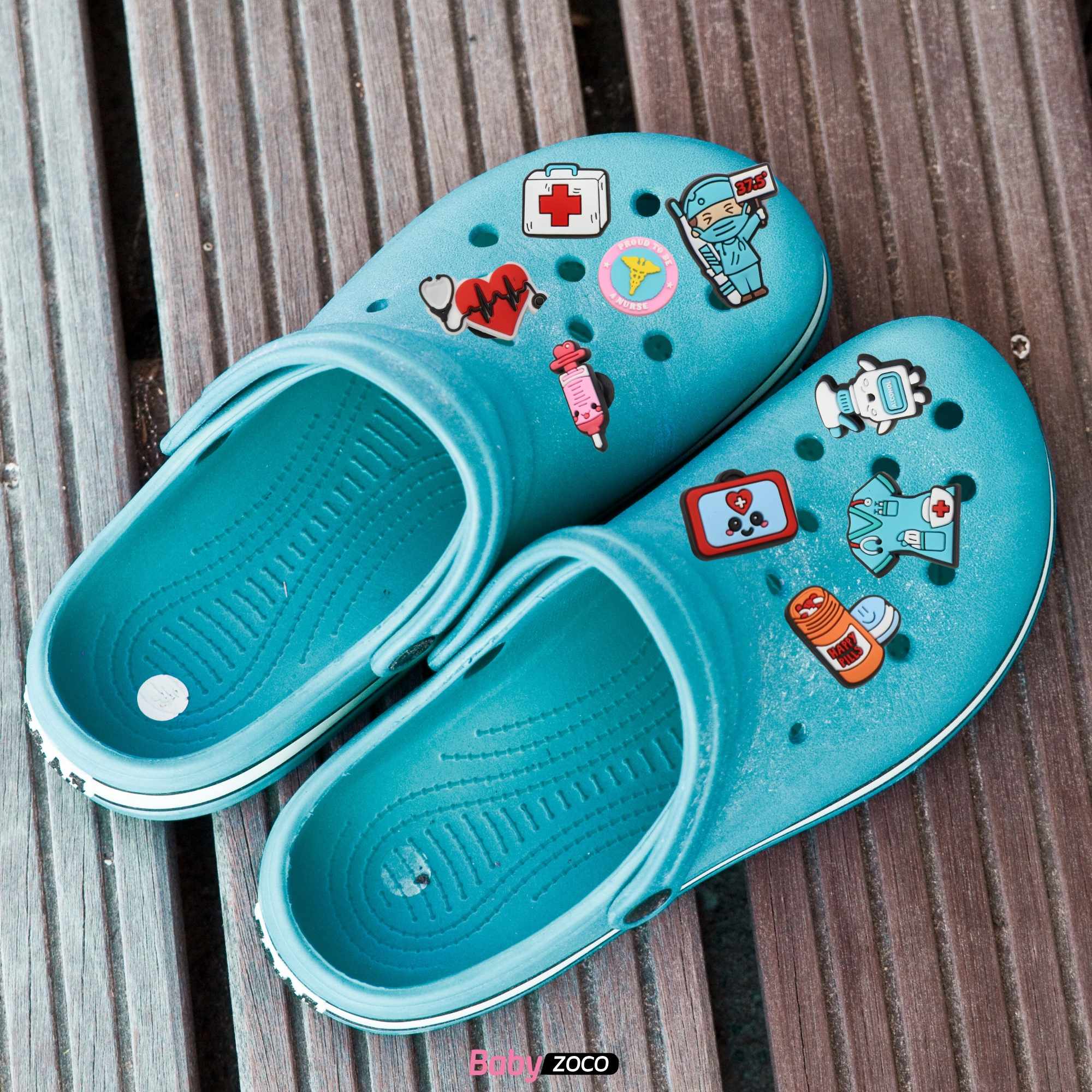 Pines Charms para crocs diseño enfermero enfermera 22 unidades - imagen 6