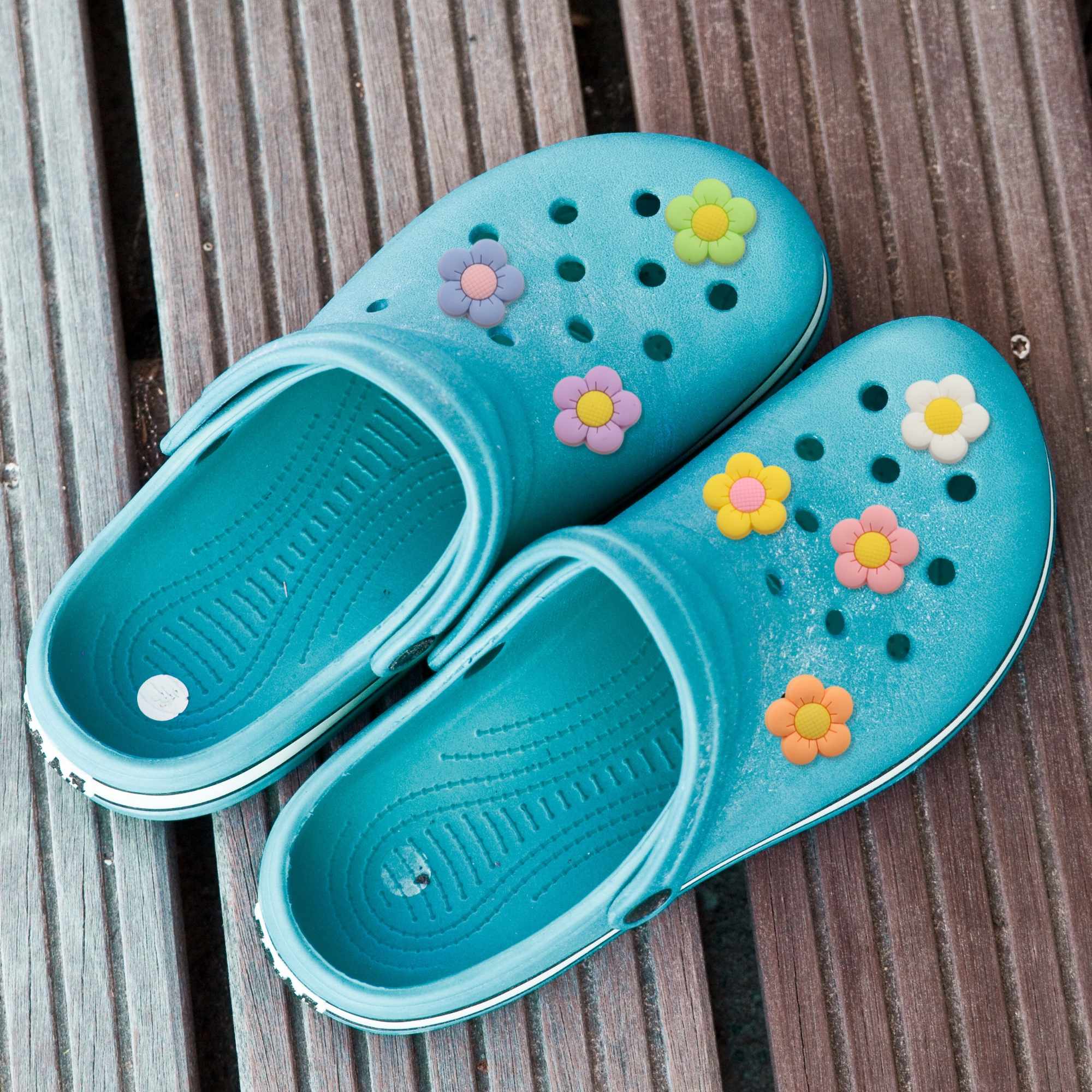 Pines Charms para crocs diseño flores 14 unidades - imagen 6