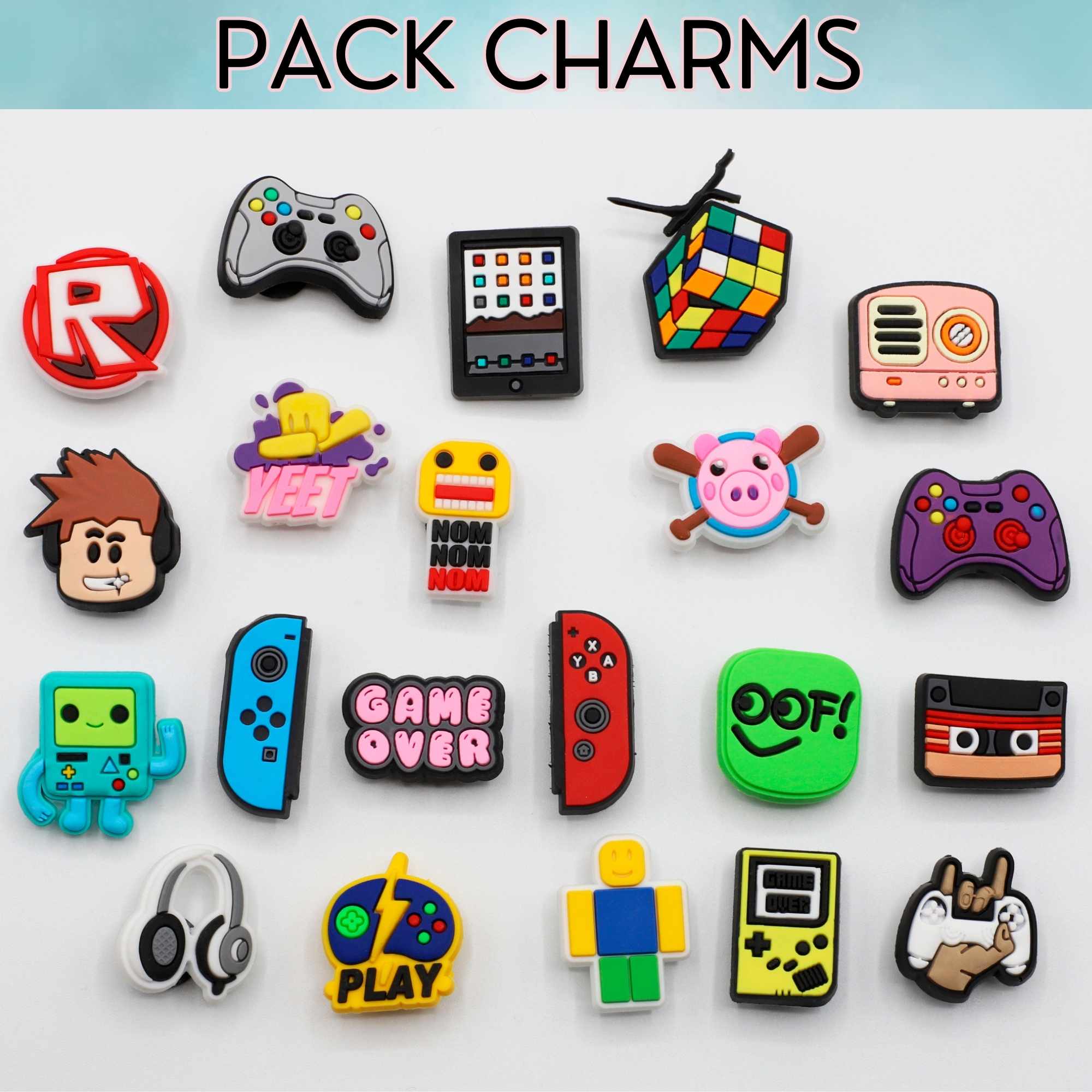 Pines Charms para crocs diseño arcade pack 21 uds - imagen 2