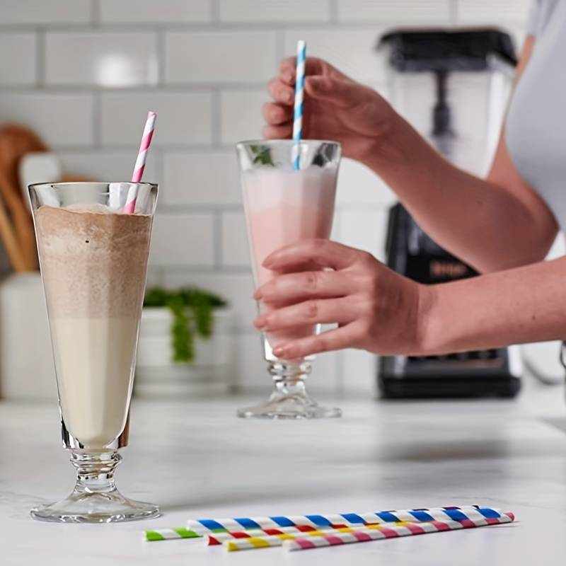 Pajitas de papel biodegradables 19.6 cm rayas multicolor pack 25 uds - imagen 3