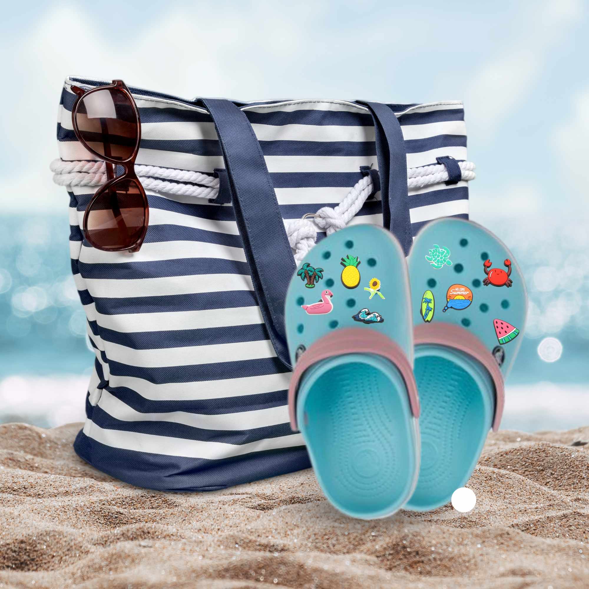 Pines Charms para crocs diseño verano 20 unidades - imagen 3