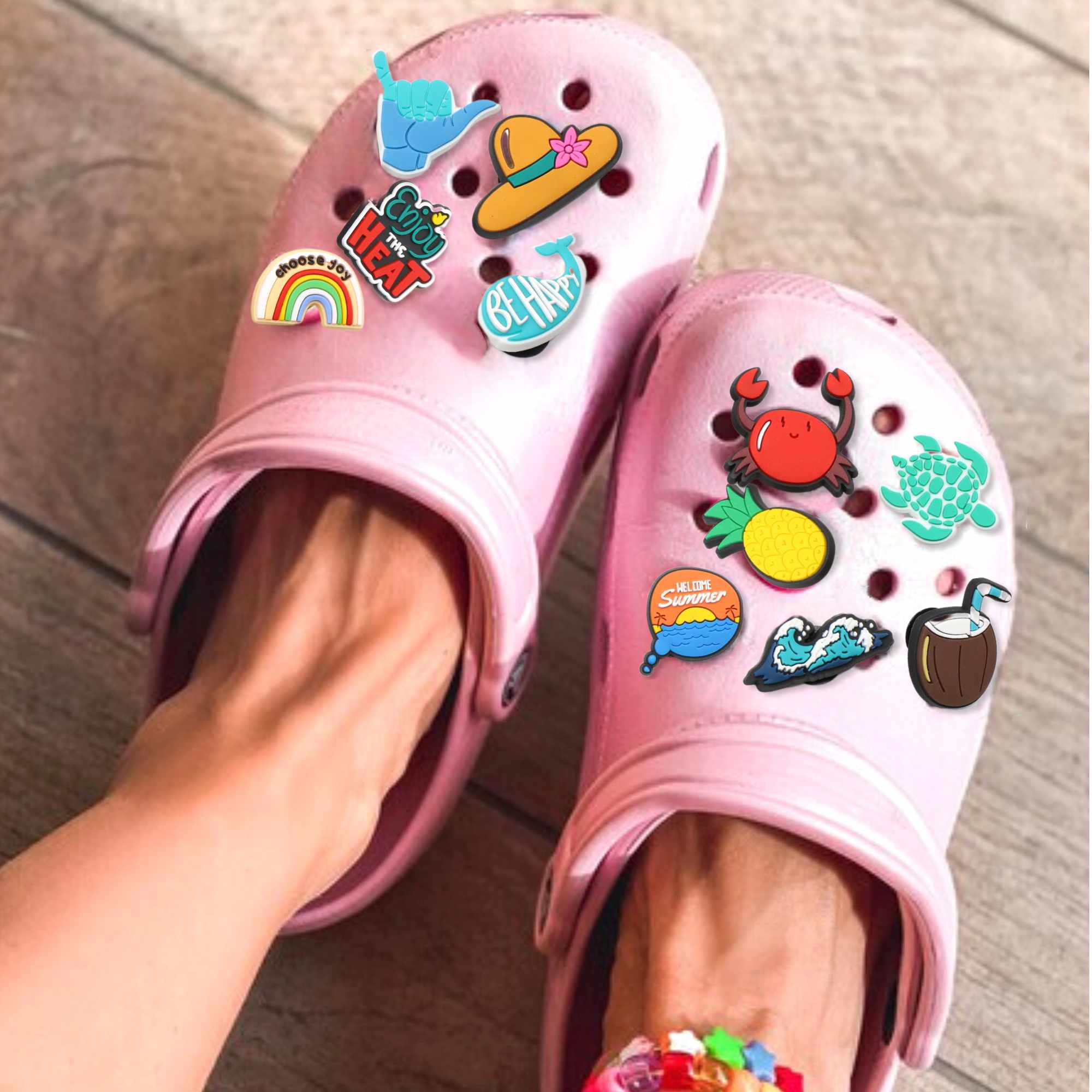 Pines Charms para crocs diseño verano 20 unidades - imagen 6