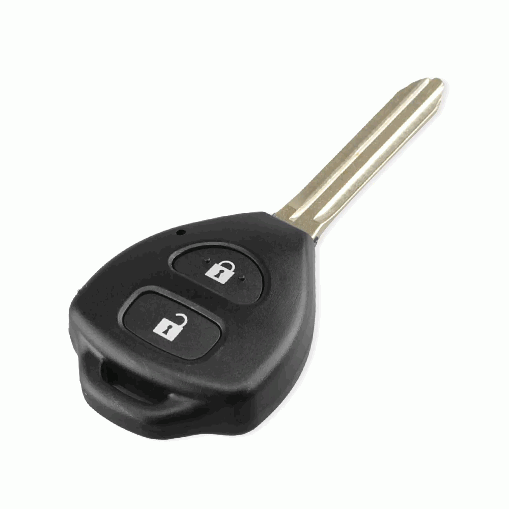Carcasa mando llave de coche 2 botones compatible con Toyota Toy43 - imagen 2