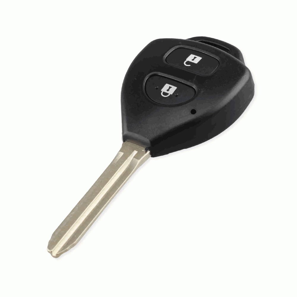 Carcasa mando llave de coche 2 botones compatible con Toyota Toy43 - imagen 3