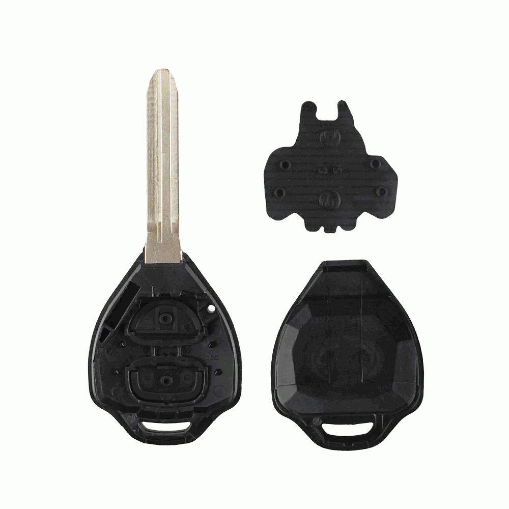 Carcasa mando llave de coche 2 botones compatible con Toyota Toy43 - imagen 4