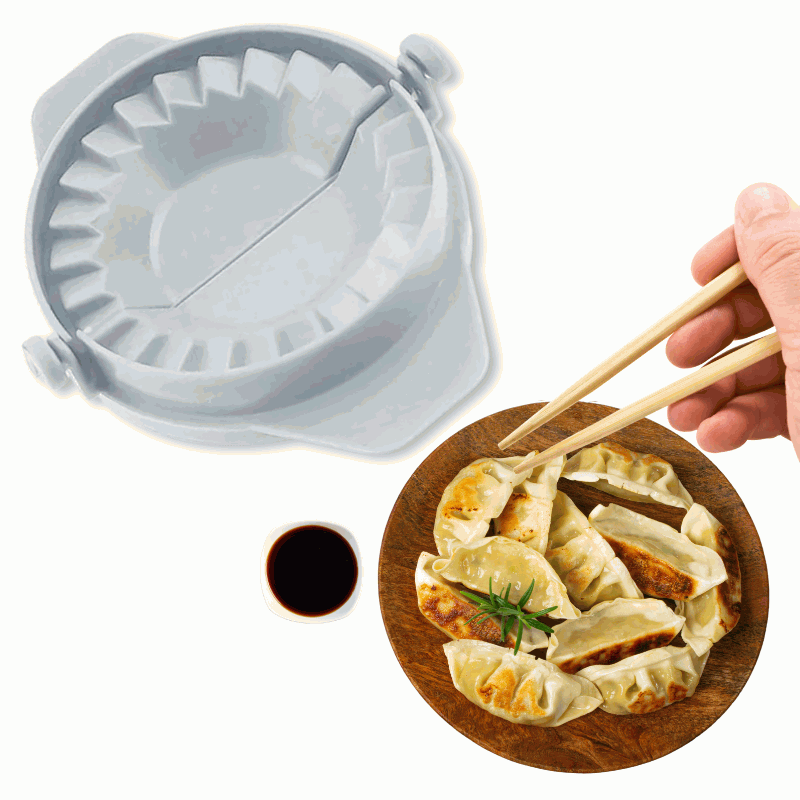 Molde empanadillas gyozas plástico blanco