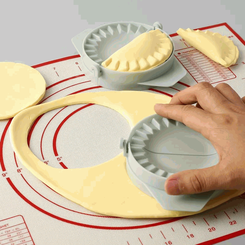 Molde empanadillas gyozas plástico blanco - imagen 5