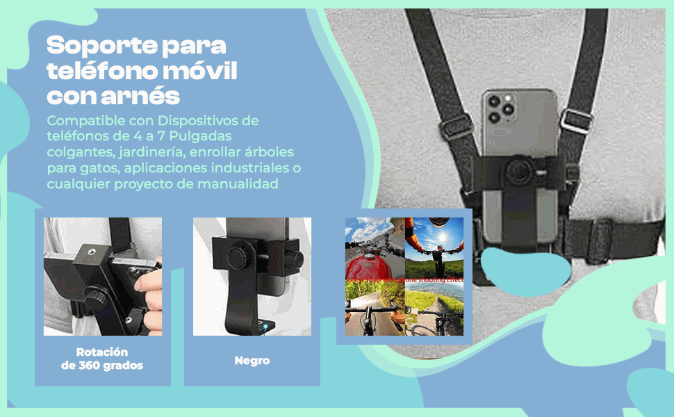Banner - Soporte de Pecho Ajustable para Smartphone