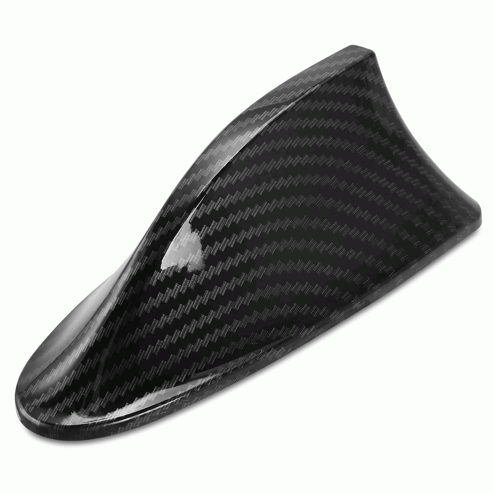 Antena coche estilo aleta tiburon universal fibra de carbono - imagen 1
