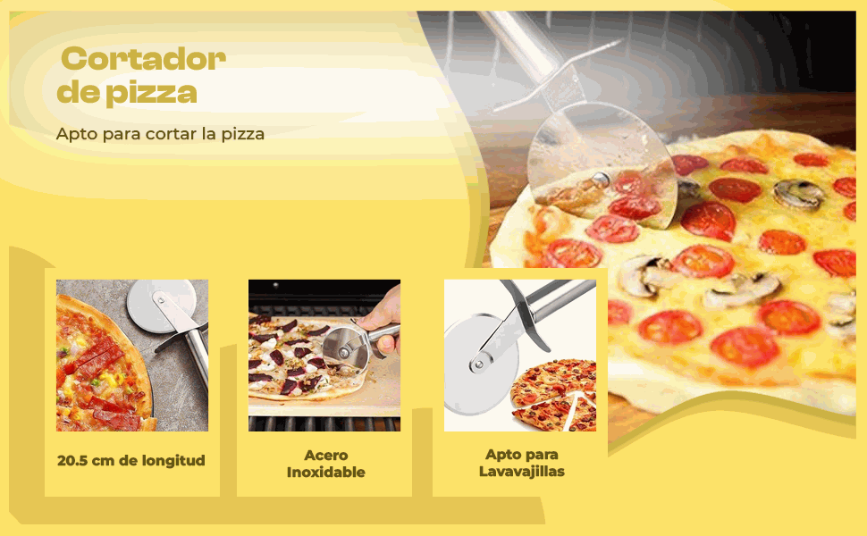 Banner - Cortador de pizza metálico