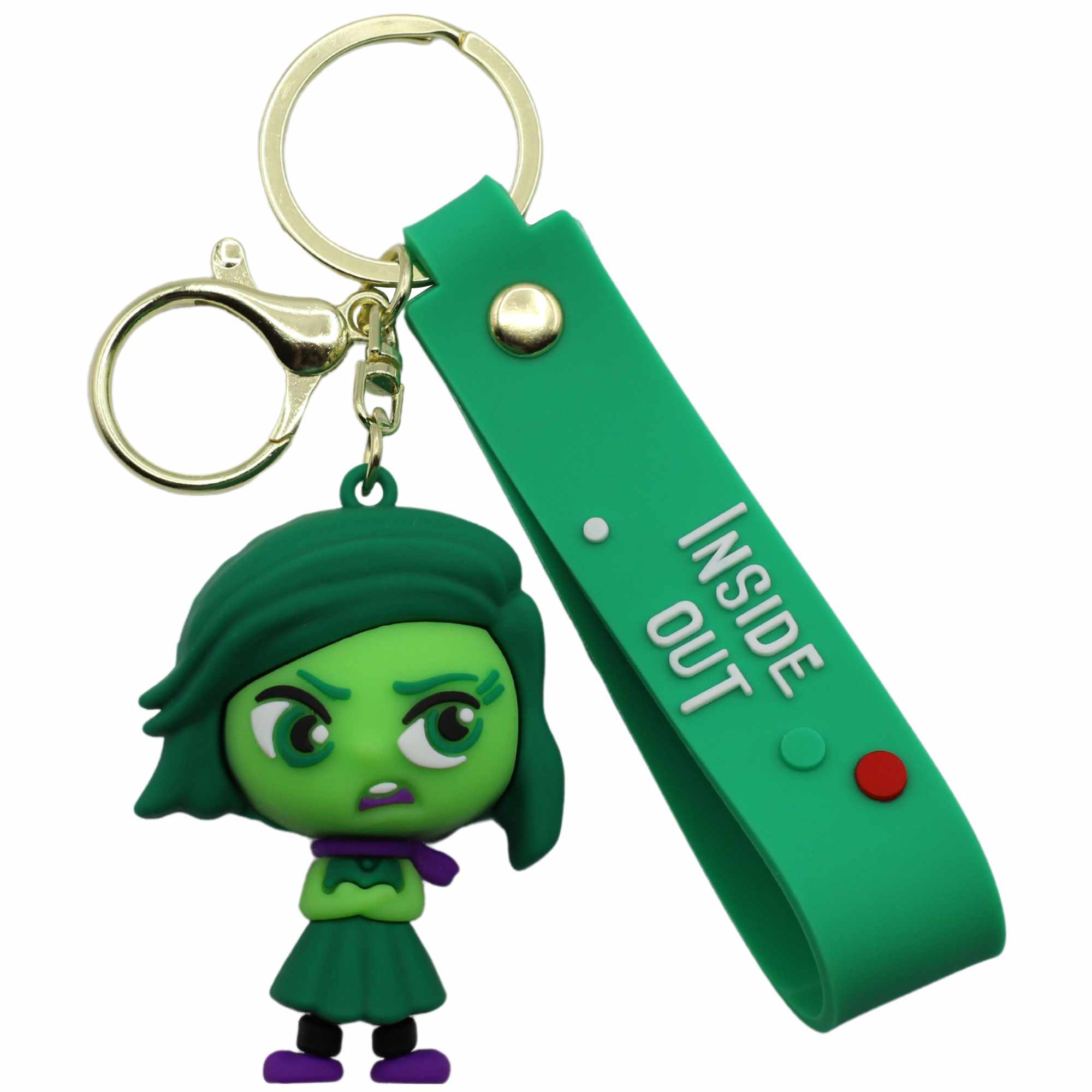 Llavero Inside Out personaje asco silicona - imagen 1