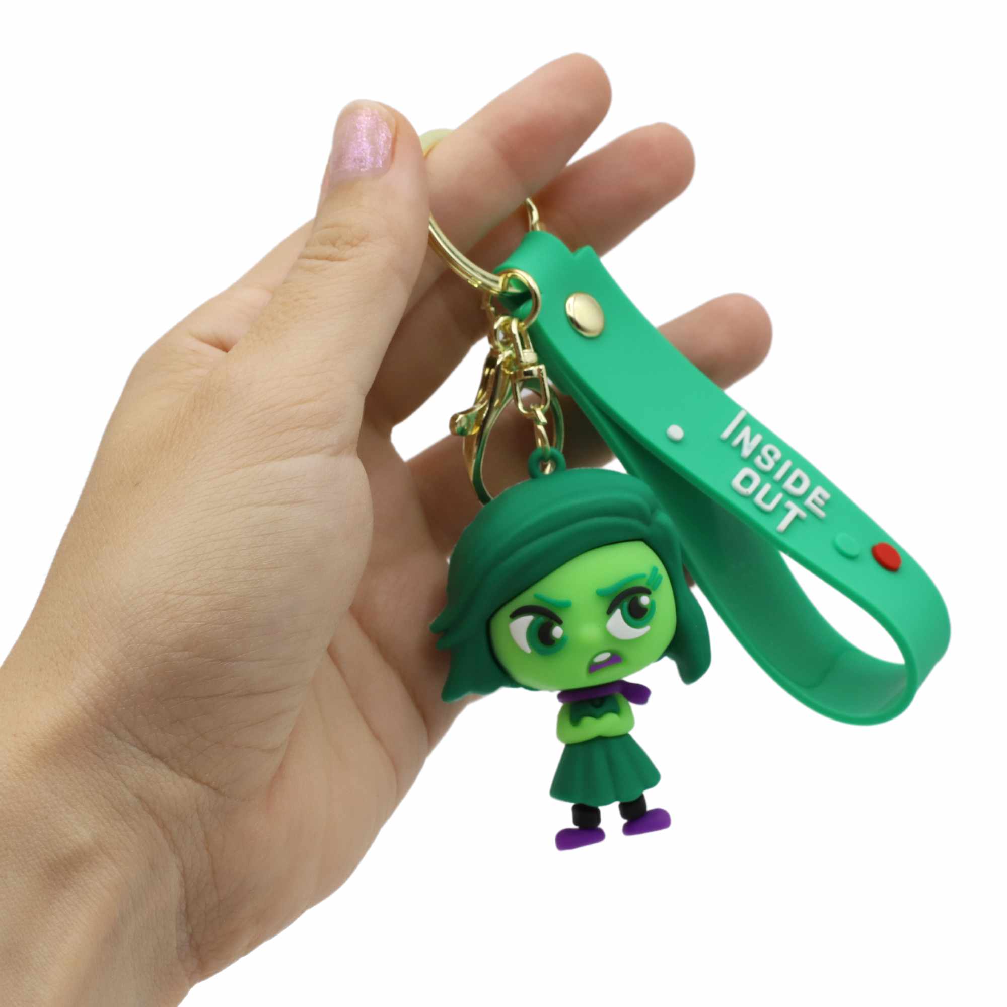 Llavero Inside Out personaje asco silicona - imagen 2