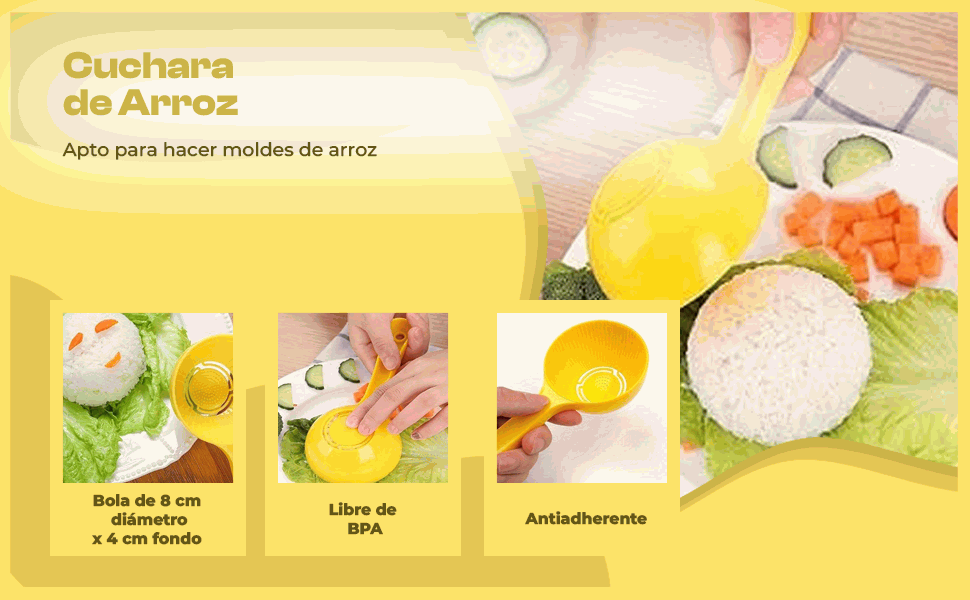 Banner - Cuchara de Arroz molde Antiadherente