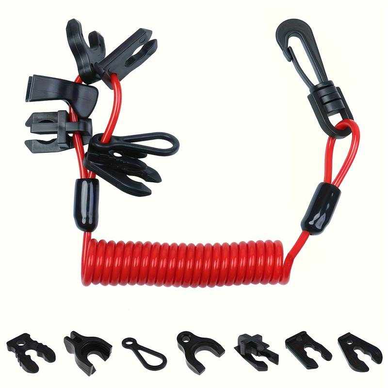 Cordón de parada del motor de la embarcación 7 en 1