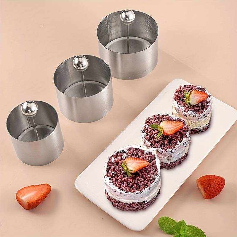 Molde Para Platos Fríos De Acero Inoxidable pequeño - imagen 2