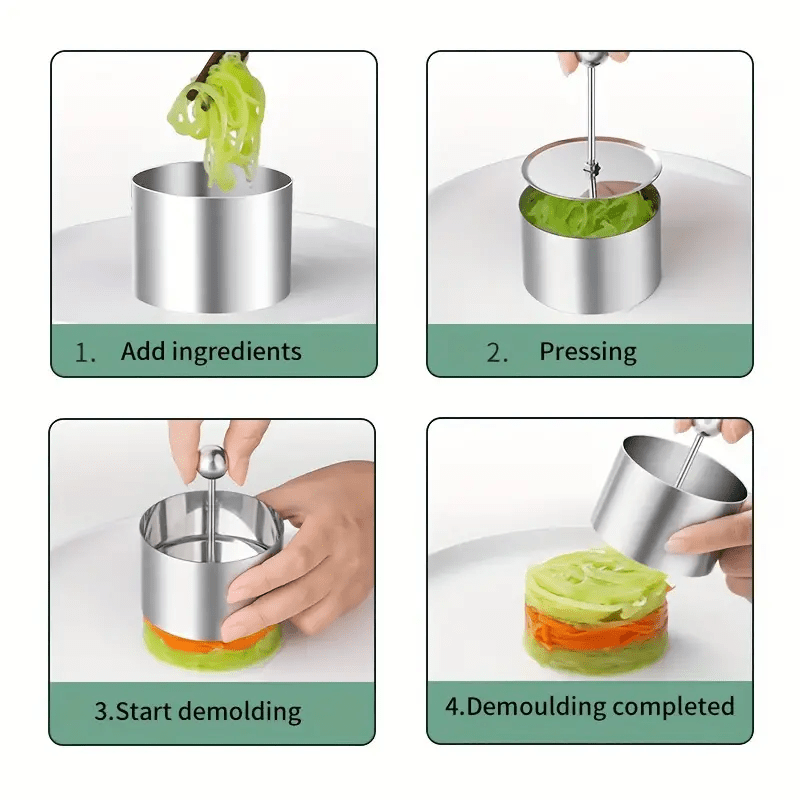 Molde Para Platos Fríos De Acero Inoxidable pequeño - imagen 3