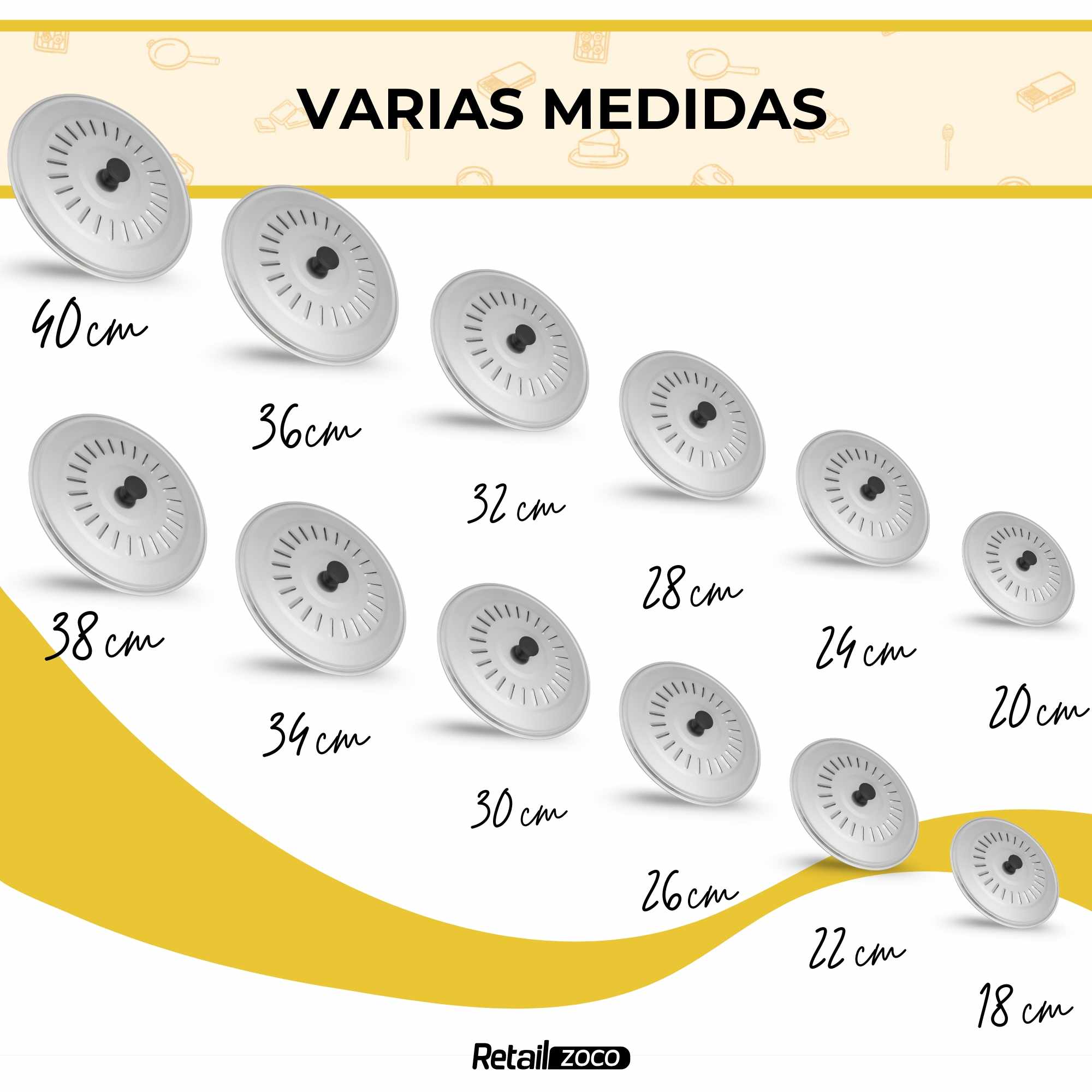 Tapa para sartenes y ollas 26 cm - imagen 6