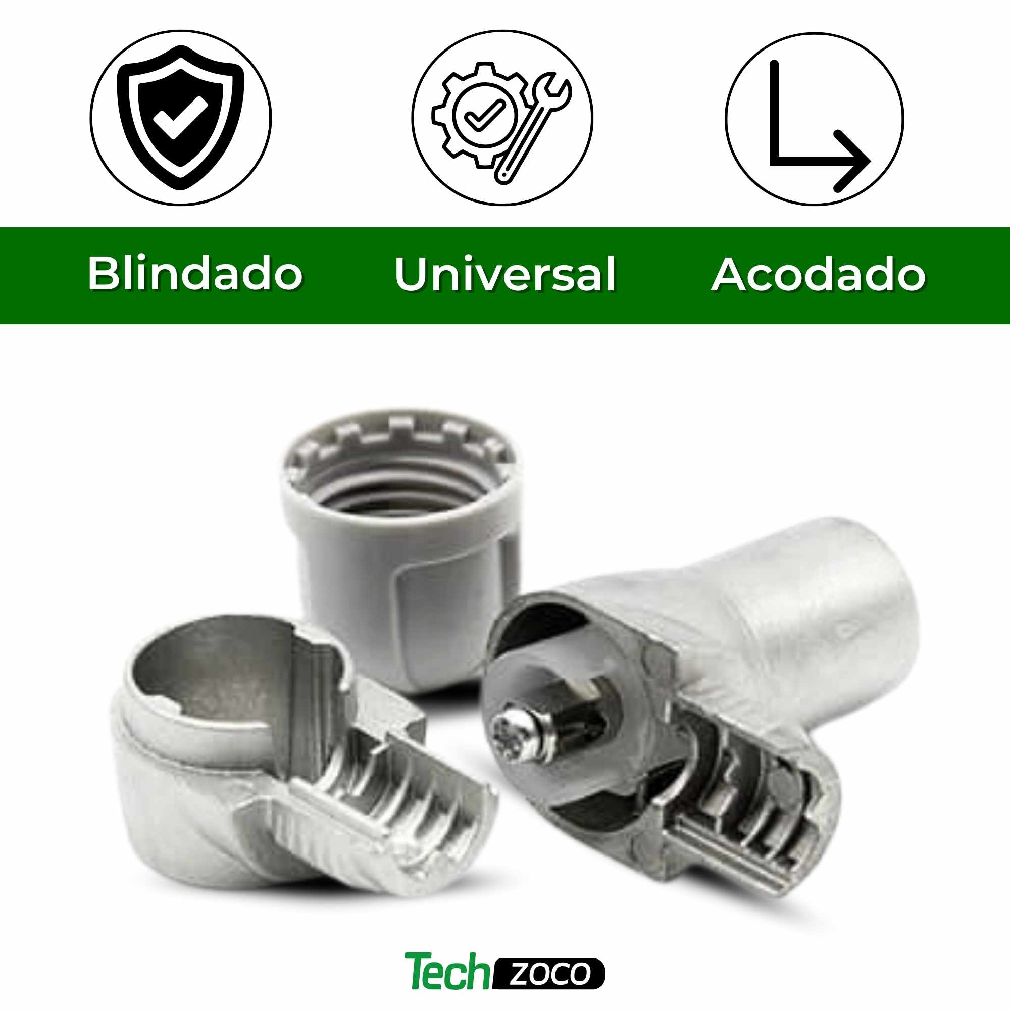Conector CEI Macho acodado 9.5mm - imagen 4