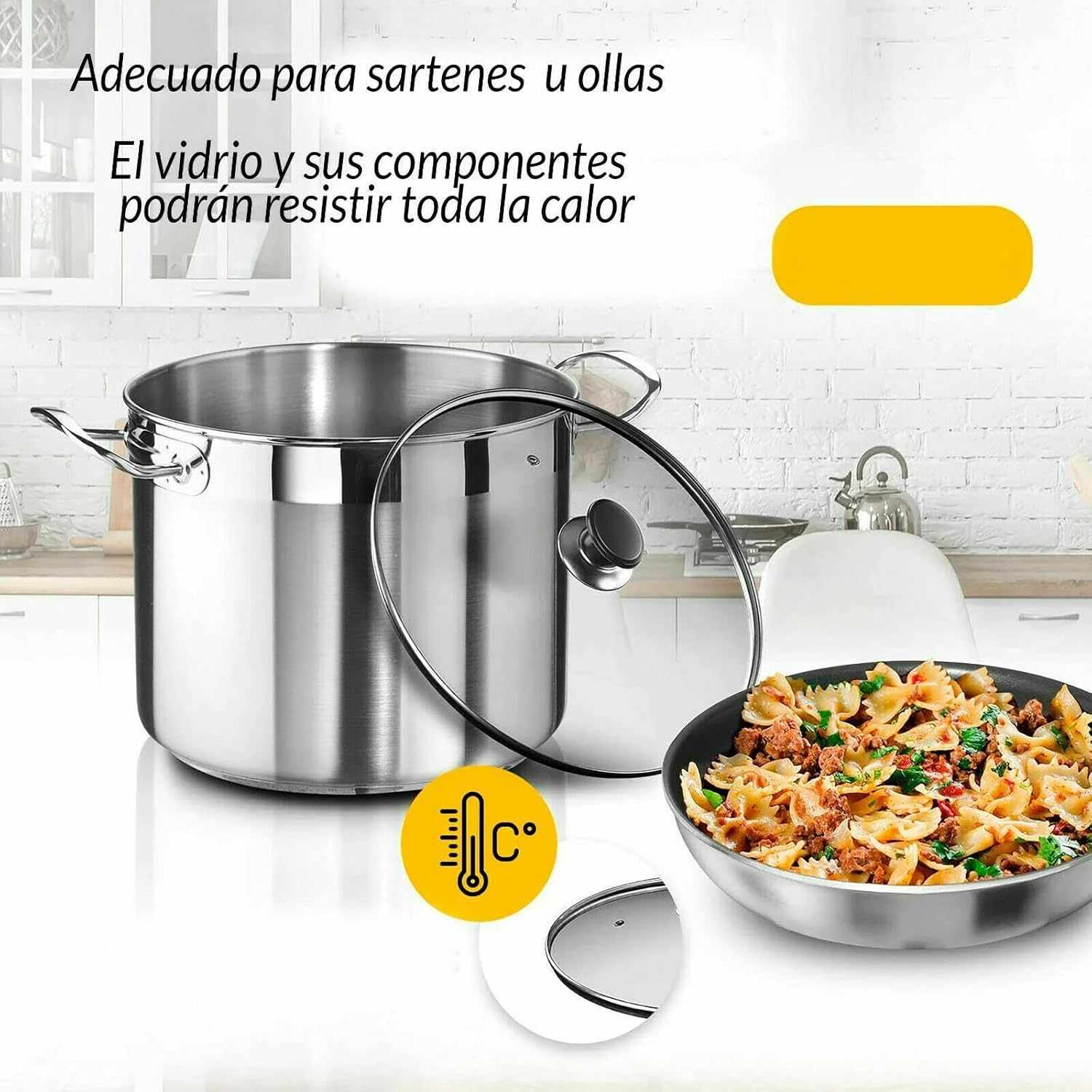 Tapa de cristal para sarten 24 cm - imagen 1